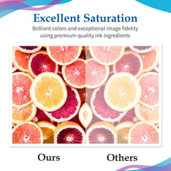 5x100ml Universal Dye Ink Refill Bottle Set - 5 Color PHBLK (Black, Yellow, Cyan, Magenta, Photo Black) for Epson, Canon, HP, Brother and all Major Brand Inkjet Printers