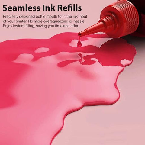 6x100ml Sublimation Ink Refill Bottle Set - 6 Color  (Black, Yellow, Cyan, Magenta, Light Cyan, Light Magenta)  for EcoTank, Supertank, Artisan Inkjet Printers