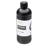 Soft UV DTF Transfer Printer Ink 500mL Black Bottle Refill Soft Ink Premium Ultraviolet Curable Direct to Film Printing AB Film Sticker Decal Custom Logo Branding Drink Glass Bottles, Phone Cases, ETC
