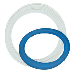 WYZworks Mini (50G) ABS 1.75mm (White + Glow in Dark Blue) Premium 3D Printer Filament - Dimensional Accuracy +/- 0.05mm + Multiple Color Options Available