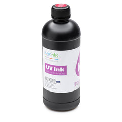 Soft UV DTF Transfer Printer Ink 500mL Magenta Bottle Refill Soft Ink Premium Ultraviolet Curable Direct to Film Printing AB Film Sticker Decal Custom Logo Branding Drink Glass Bottles, Phone Cases, ETC