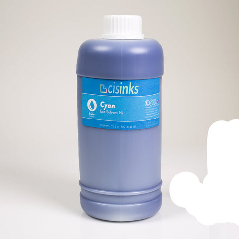 Cisinks® Eco Solvent Ink for Roland, Mimaki, Mutoh - 1000ml