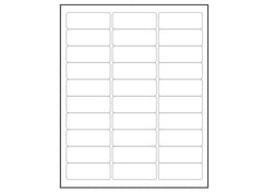 11" x 8.5" Laser InkJet Mailing Labels 30 Per Sheet - 1200 Sheets