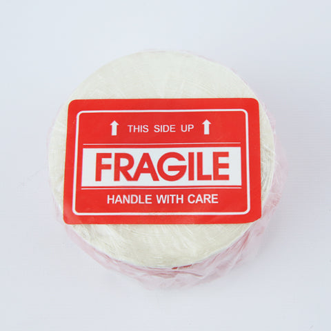 3" x 5" Handle With Care Fragile Label Warning Sticker - 2500 Pieces
