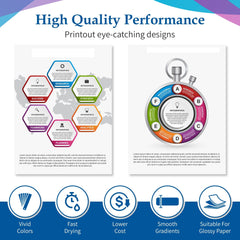 Ink Set Compatible for Canon PGI-250 CLI-251 6x500mL Bottle Set, Compatible for PIXMA MG6320 MG7120 MG7520 iP8720