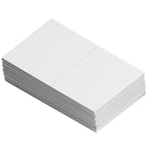 CISInks – Permanent Adhesive Shipping Labels - Easy to Peel, Half Sheet Self Adhesive Shipping Labels for Laser & Inkjet Printers - White Blank - 5 Pack (500 Sheets, 1000 Labels)