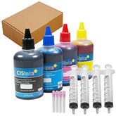 CISinks GI-290 Refill Ink Bottle Set Replacement for PIXMA G4200 G4210 G3200 1200 2200 + Refill Tool Kit Blunt Injectors