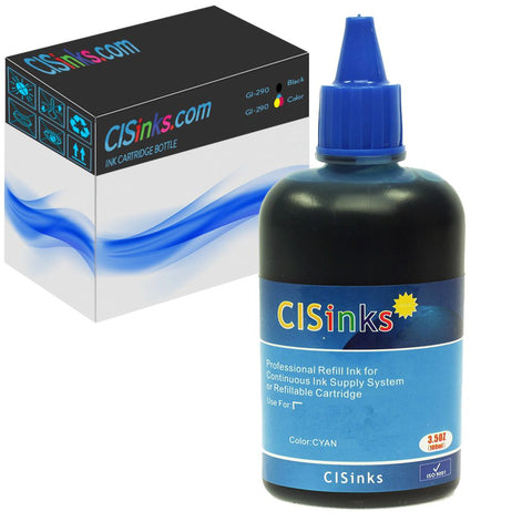 100ml Cyan Universal Dye Ink Refill Bottle for Epson, Canon, HP, Brother and all Major Brand Inkjet Printers
