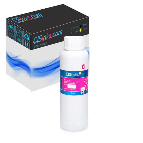 500ml Magenta Universal Dye Ink Refill Bottle for Epson, Canon, HP, Brother and all Major Brand Inkjet Printers