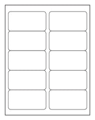 11" x 8.5" Laser InkJet Mailing Labels 10 Per Sheet - 2400 Sheets