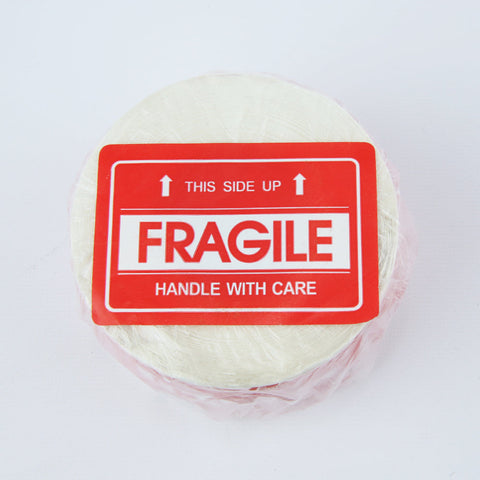 3" x 5" Handle With Care Fragile Label Warning Sticker - 3500 Pieces