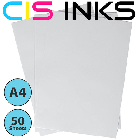 A4 Thick Sublimation Inkjet Heat Transfer Paper  - 50 Sheets