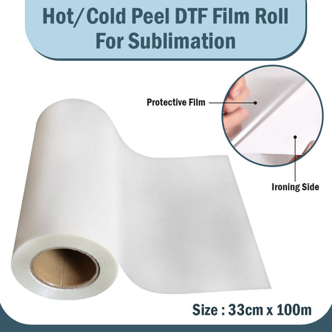 13" x100 Inkjet Transparency Film Universal for Printing Quick Drying Silk Screen Positives - 2 Rolls