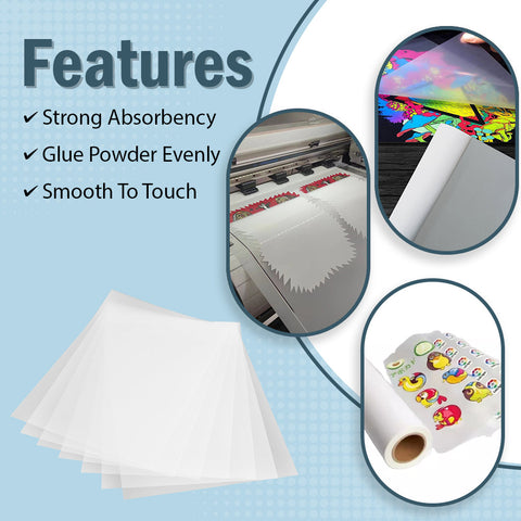 13" x100 Inkjet Transparency Film Universal for Printing Quick Drying Silk Screen Positives - 2 Rolls