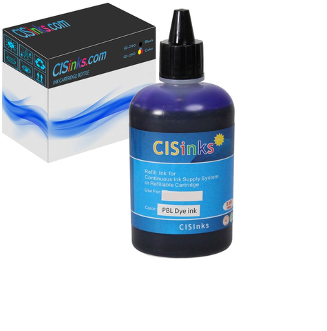 100ml Photo Blue Universal Dye Ink Refill Bottle for Epson, Canon, HP, Brother and all Major Brand Inkjet Printers