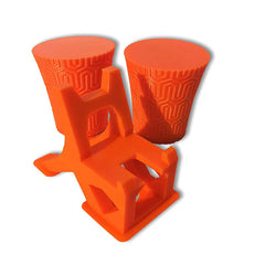 WYZworks PLA 1.75mm [ FLUORESCENT ORANGE ] Premium Thermoplastic Polylactic Acid 3D Printer Filament - Dimensional Accuracy +/- 0.05mm 1kg / 2.2lb + [ Multiple Color Options Available ]