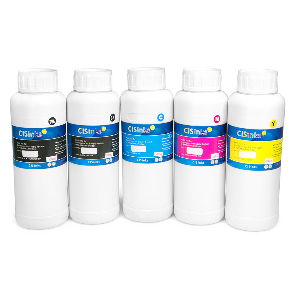 Ink Set Compatible for Canon PGI-270 CLI-271 5x500mL Bottle Set, Compatible for PIXMA MG6820 MG6821 MG6822 MG5720 MG5721 MG5722TS5020 TS6020