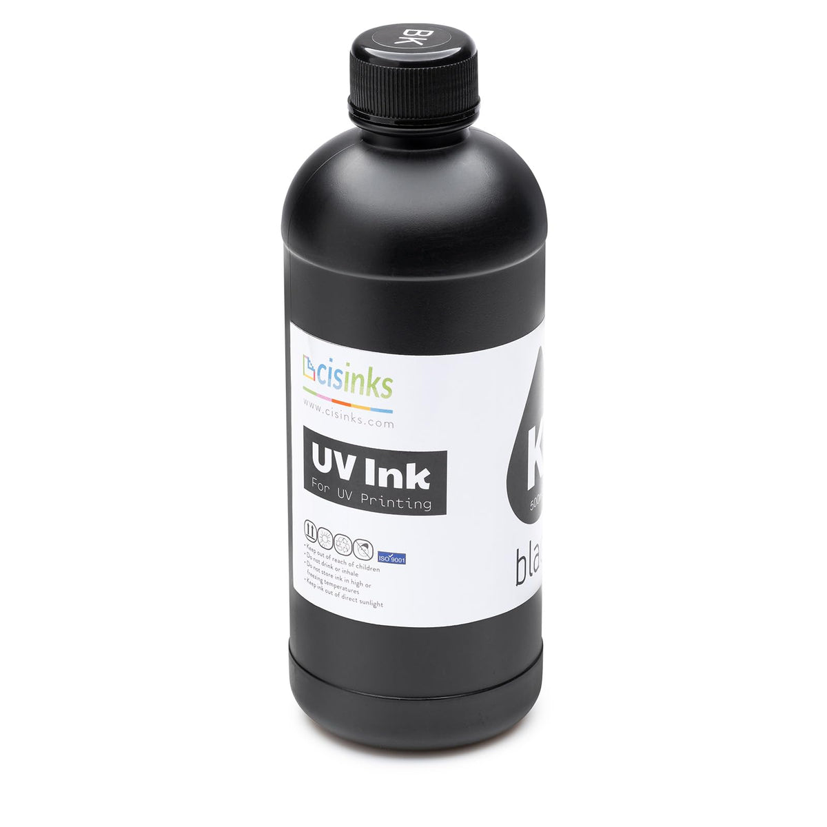 UV DTF Transfer Printer Ink 500mL Black Bottle Refill Soft Ink Premium Ultraviolet Curable Direct to Film Printing AB Film Sticker Decal Custom Logo Branding Drink Glass Bottles, Phone Cases, ETC
