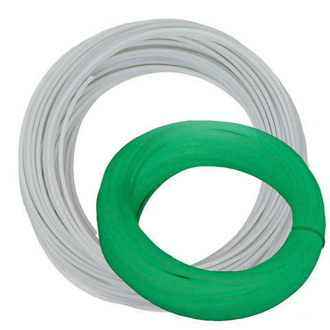 WYZworks Mini (50G) ABS 1.75mm (White + Glow in Dark Green) Premium 3D Printer Filament - Dimensional Accuracy +/- 0.05mm + Multiple Color Options Available