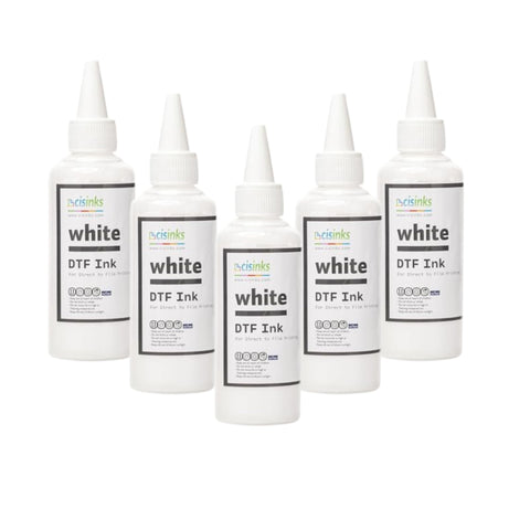 Cisinks Premium DTF Ink Bottle Refill Set 500ML- Direct to Film Heat Transfer Printing, Conversion Kit, Compatible w/DTF Film-White