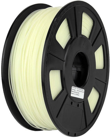 WYZworks PLA 1.75mm [White Glow Green] Premium Thermoplastic Polylactic Acid 3D Printer Filament - Dimensional Accuracy +/- 0.05mm 1kg / 2.2lb + Multiple Color Options Available