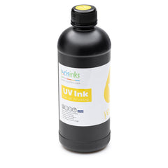 Soft UV DTF Transfer Printer Ink 500mL Yellow Bottle Refill Soft Ink Premium Ultraviolet Curable Direct to Film Printing AB Film Sticker Decal Custom Logo Branding Drink Glass Bottles, Phone Cases, ETC