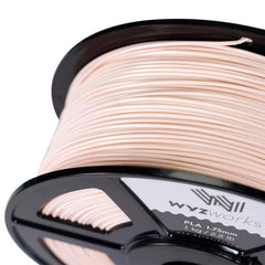 WYZworks PLA 1.75mm [ ANTIQUE ROSY WHITE / Skeleton ] Premium Thermoplastic Polylactic Acid 3D Printer Filament - Dimensional Accuracy +/- 0.05mm 1kg / 2.2lb + [ Multiple Color Options Available ]