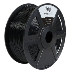 WYZworks PLA 1.75mm [ BLACK ] Premium Thermoplastic Polylactic Acid 3D Printer Filament - Dimensional Accuracy +/- 0.05mm 1kg / 2.2lb + [ Multiple Color Options Available ]
