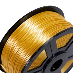WYZworks PLA 1.75mm [ SILK GOLD ] Premium Thermoplastic Polylactic Acid 3D Printer Filament - Dimensional Accuracy +/- 0.05mm 1kg / 2.2lb + [ Multiple Color Options Available ]