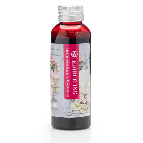 100ml Magenta Edible Ink Refill Bottle Compatible for Canon Cartridge