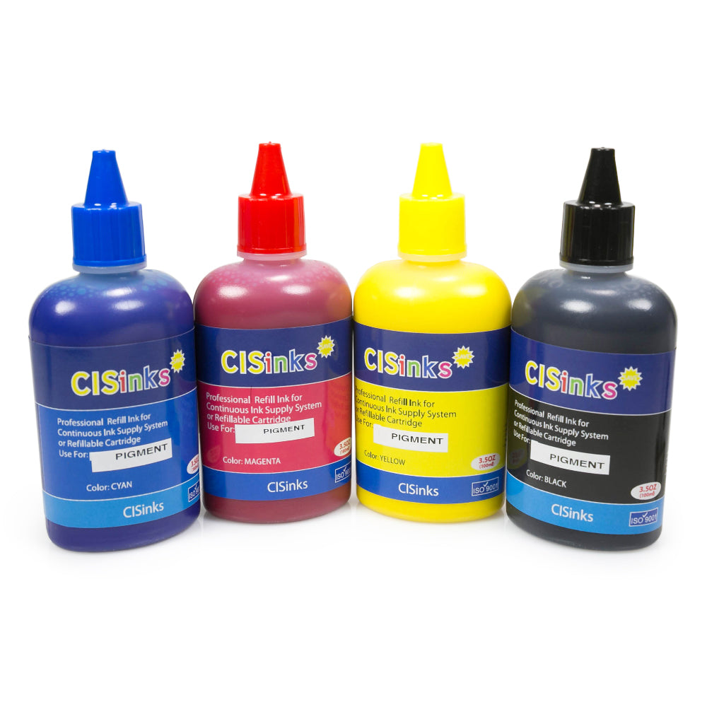 100ml  Universal Pigment Refill Bottle for Epson, Canon, HP, Brotherand all Major Brand Inkjet Printers