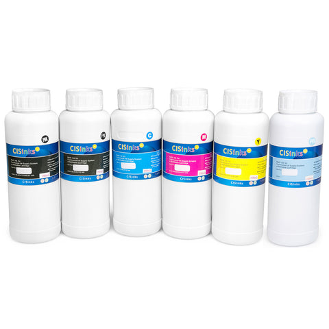 Universal Dye Ink Refill Bottle 500mL - 6 Color Set