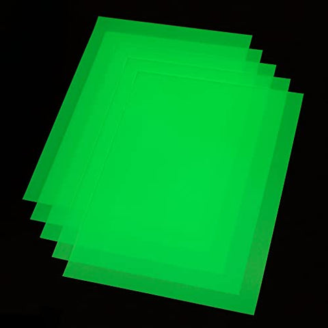 CISinks Rechargeable Glow In The Dark Photoluminescent Luminous Printing Paper for Inkjet Printers (5 sheets)