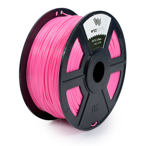 WYZworks PETG 1.75mm Premium 3D Printer Filament - Dimensional Accuracy +/- 0.05mm 1kg / 2.2lb + [ Multiple Color Options Available ]